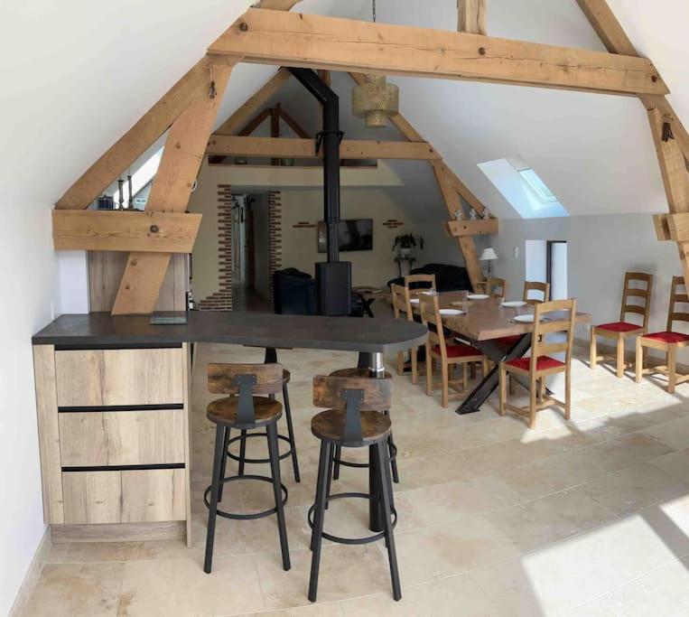 Gite Le Long Bois Campagne Charme 6 Pers Nécy エクステリア 写真